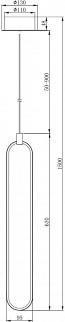 Подвесной светильник Chain MOD017PL-L13N