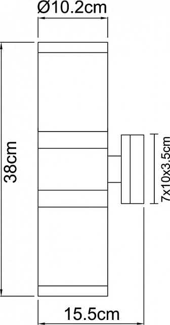 Настенный светильник уличный Xeloo 32014-2