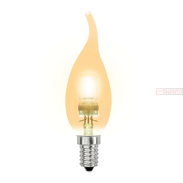 Лампочка галогеновая  HCL-42/CL/E14 flame gold