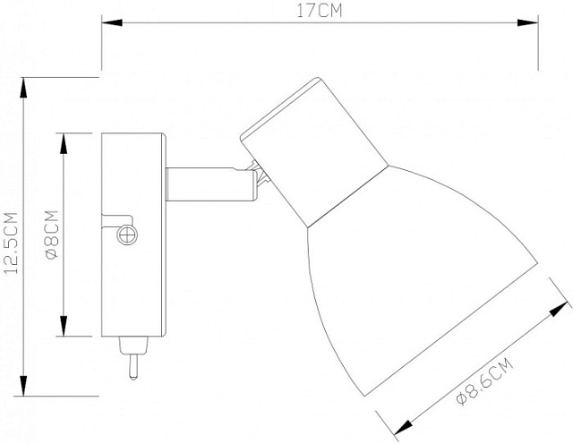Спот Falena A3117AP-1WH