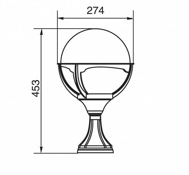 Наземный фонарь  88104 Bl