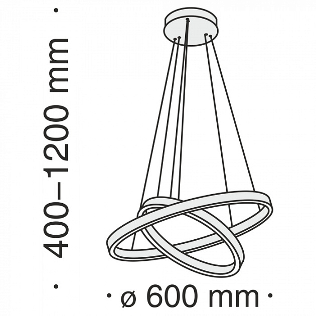 Подвесной светильник Rim MOD058PL-L55W4K