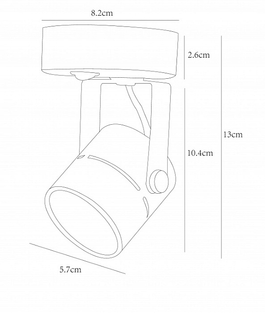 Спот Mizar A1311AP-1WH