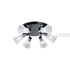 Спот IDLamp 363/6B-Blackchrome