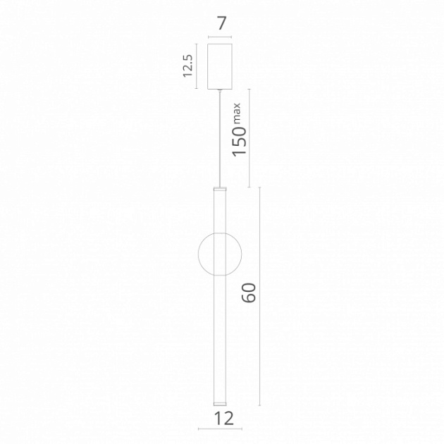 Подвесной светильник Cliff 1125/01 SP-16