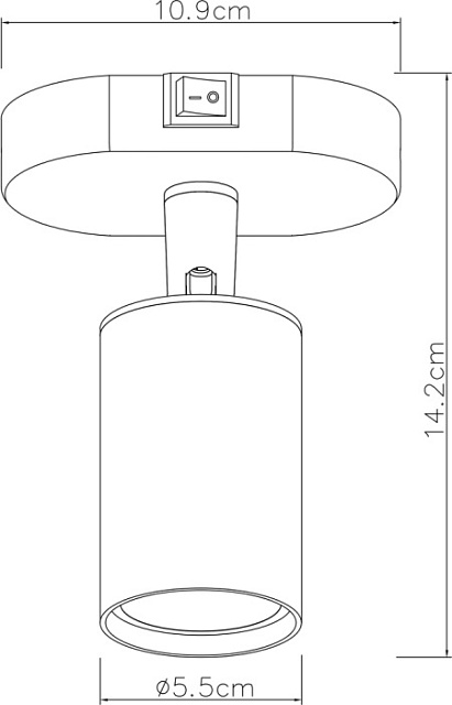 Спот Aquarius A3226AP-1BK