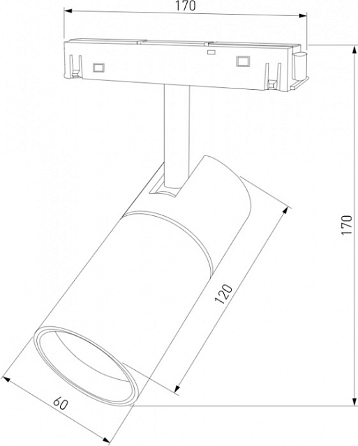 Трековый светильник Slim Magnetic 85012/01