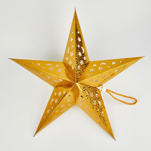 Световая фигура ULD-H4545-005/STA/2AA WARM WHITE IP20 GOLDEN STAR