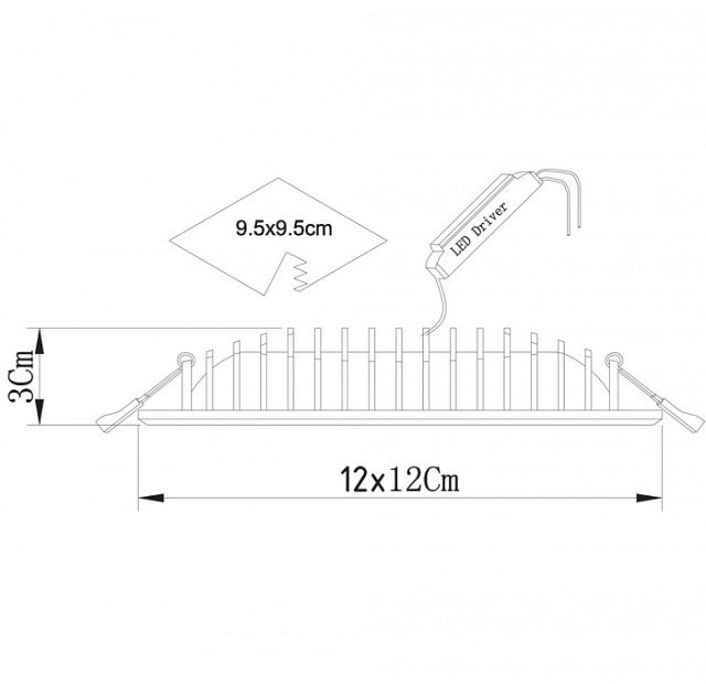 Точечный светильник Canopo A7243PL-2WH