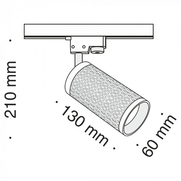 Трековый светильник Track lamps TR011-1-GU10-W