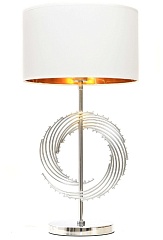 Интерьерная настольная лампа Fabi LDT 5531 CHR+WT