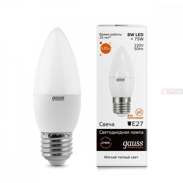 Лампочка светодиодная Elementary 33218