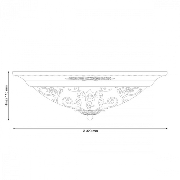 Потолочный светильник Lugo LUGO 142.2 R30 brown