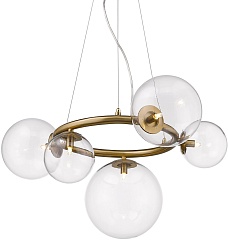 Подвесная люстра Puppet P68092-5 brass