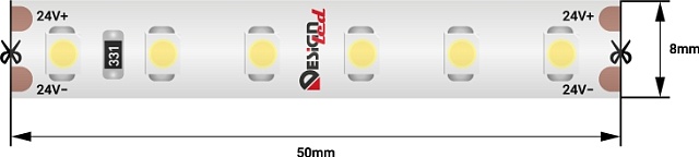 Светодиодная лента LUX DSG3120-24-W-65