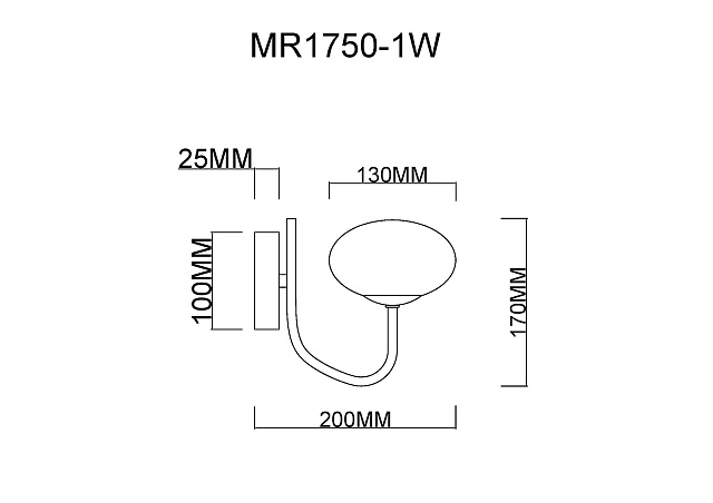 Бра Scott MR1750-1W