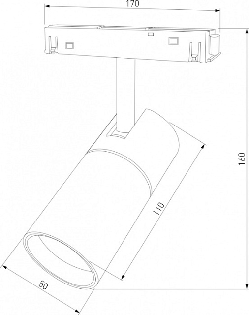 Трековый светильник Slim Magnetic 85011/01