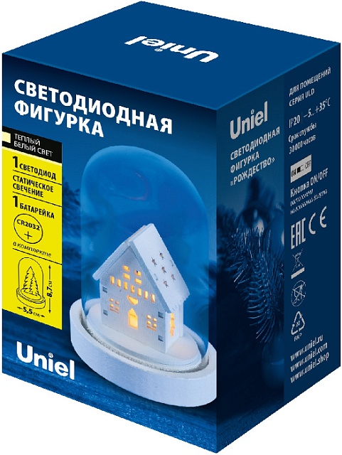 Световая фигура  ULD-F030 WARM WHITE XMAS3