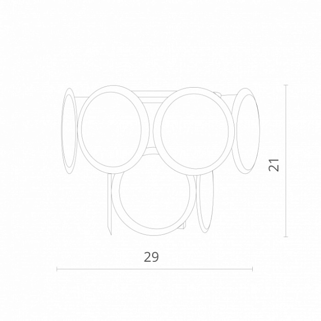 Настенный светильник Chloe 7566/01 AP-1