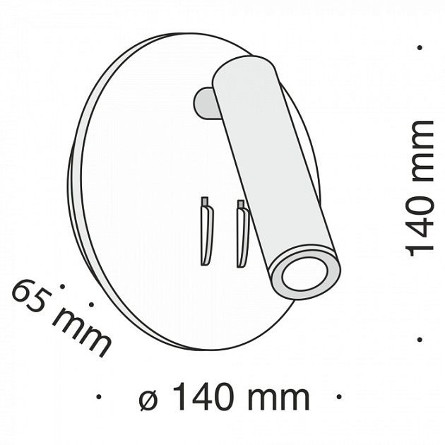 Спот Ios 176 C176-WL-01-6W-W