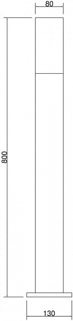 Наземный светильник Willis O418FL-01GR1