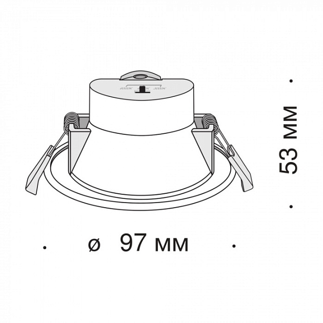 Точечный светильник Stockton DL015-6-L7W