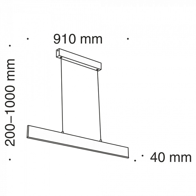 Подвесной светильник Step P010PL-L23B4K