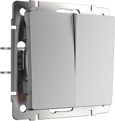 Выключатель Встраиваемые механизмы серебряные W1122406