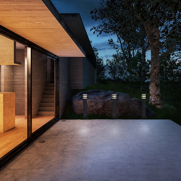 Наземный светильник Ignis 1550 TECHNO черный