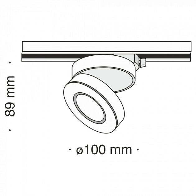 Трековый светильник Track lamps TR006-1-12W3K-W4K