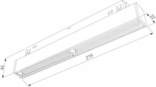 Трековый светильник Slim Magnetic 85008/01