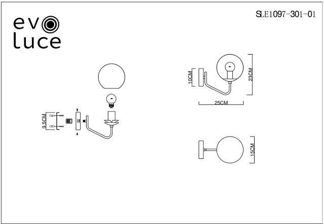 Бра Scorze SLE1097-301-01