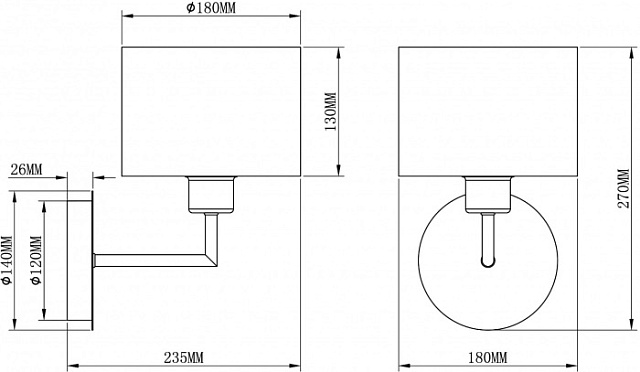 Бра Room V2730-1W