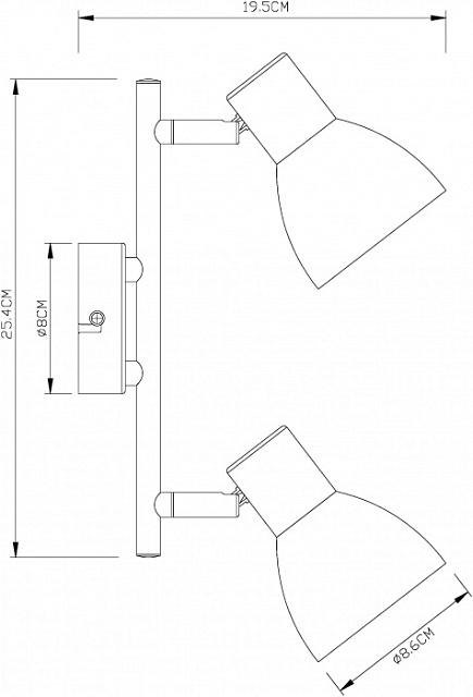 Спот Falena A3117PL-2WH