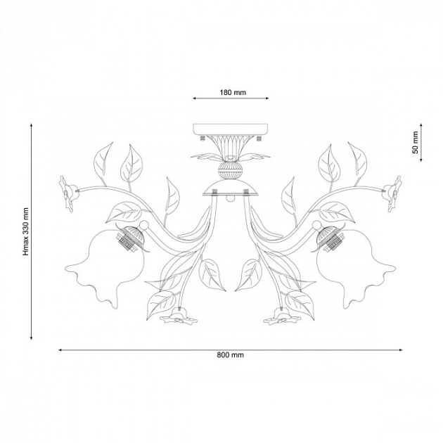 Потолочная люстра Fiori Di Rose Fiori di rose 114.8