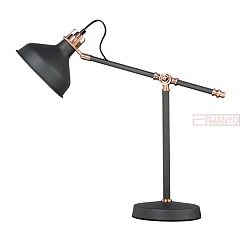 Интерьерная настольная лампа Техно 5-4665-1-BK+RC E27