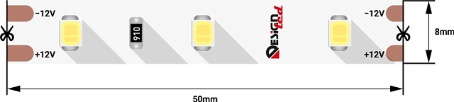 Светодиодная лента LUX DSG260-12-NW-33