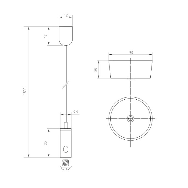 Подвесной светильник LINEAIR FLAT 031527