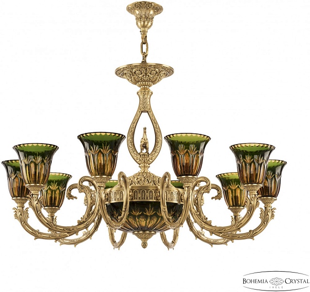 Подвесная люстра Florence 71409P/8/250 FP P2 U Amber-Green/H-1I FH3M