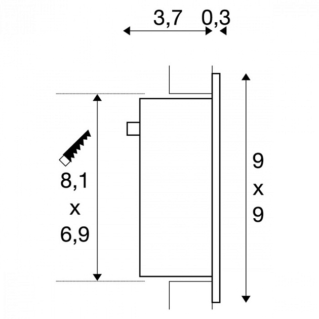 Подсветка для лестниц и ступеней Frame 111292