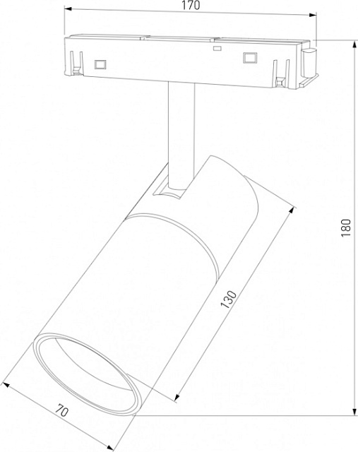 Трековый светильник Slim Magnetic 85013/01