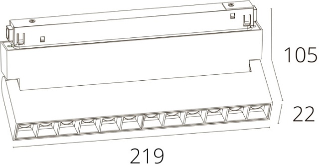 Трековый светильник Linea A4638PL-1WH