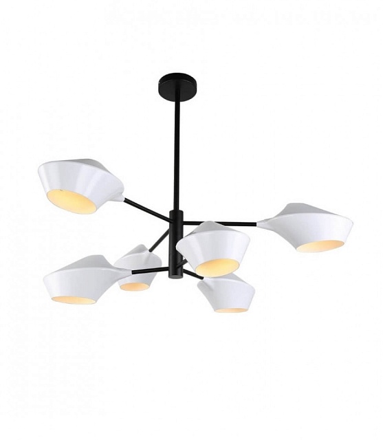Потолочная люстра Romina LDP 6037-6 WT+BK