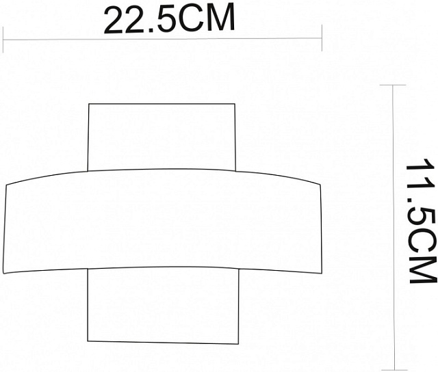 Настенный светильник Croce A1444AP-1WH