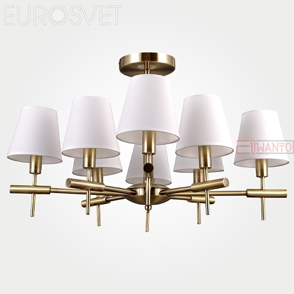 Потолочная люстра Eurosvet Florentine 60043/8 античная бронза
