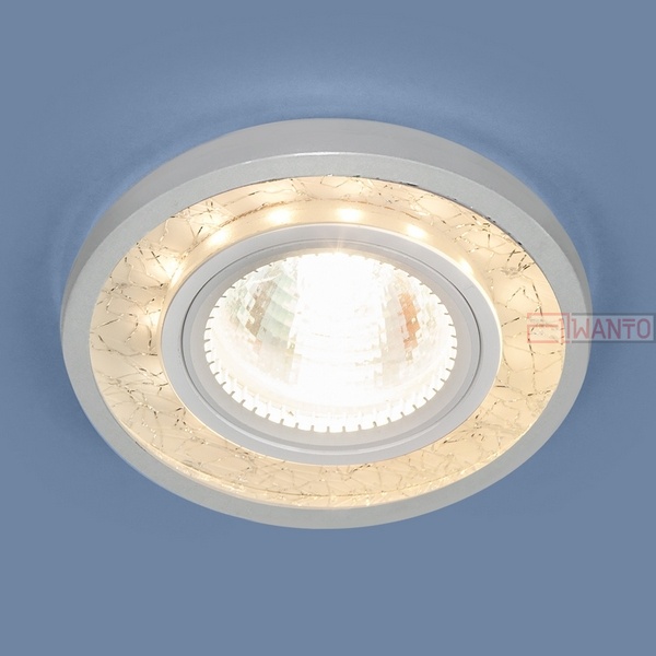 Точечный светильник Elektrostandard 70204 7020 MR16 WH/SL белый/серебро/Точечные светильники