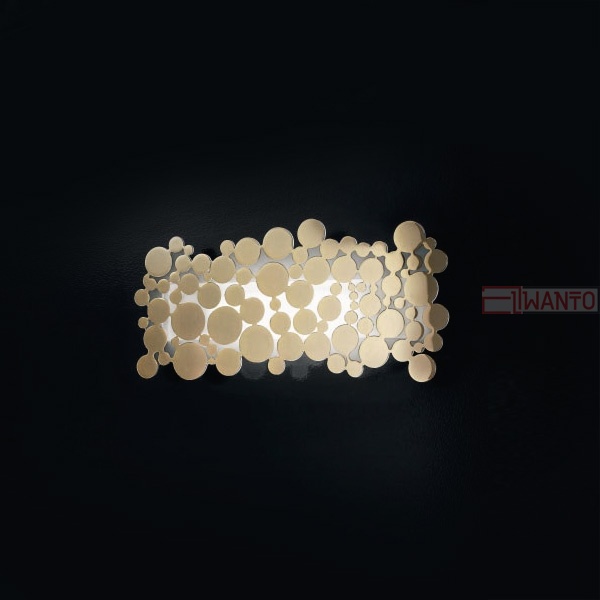 Настенный светильник IDL Export Srl. Bubbles 427/1AP gold