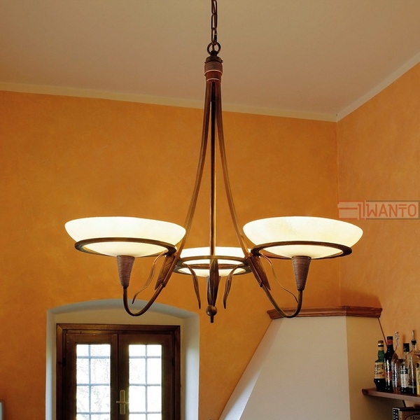 Подвесной светильник Masca Tuscania 1507/3 Peltro