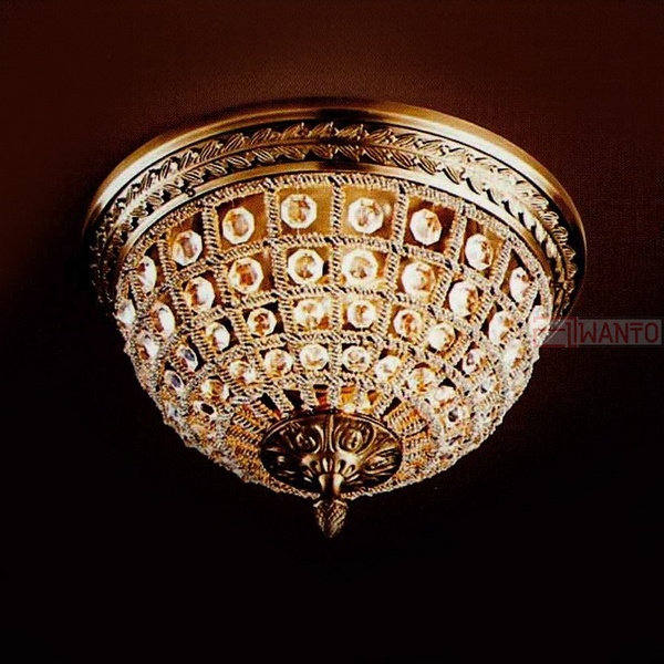 Потолочный светильник DeLight Collection 108 KR0108W-2 antique brass
