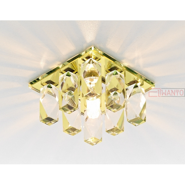 Точечный светильник Ambrella Дизайн Кристальный D1049 GD CL